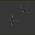 laser tower turret turntable sci-fi tower defense game tower defense sci-fi turret game turret game turret 3d model