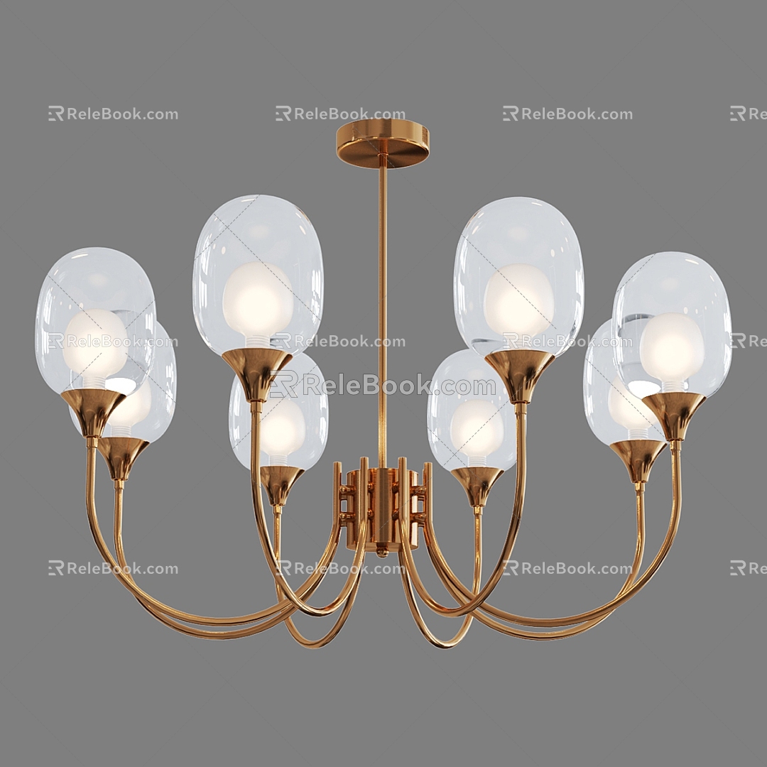 Simple Light Luxury Chandelier model