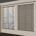 Wooden Window Blinds in Modern Room with Light Control and Natural Tone Design