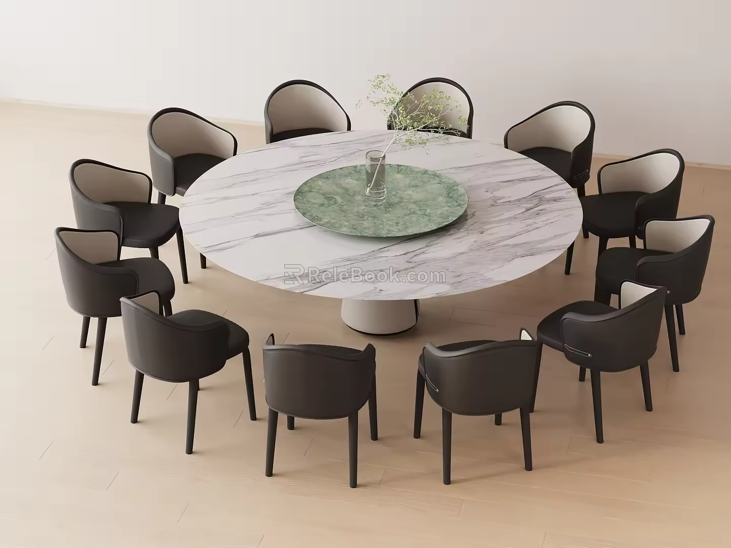 Round table 3d model