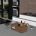 Modern Kitchen Ornaments Wine Seasoning Fruit Kitchenware 3d model