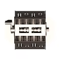 Industrial Equipment Metal Structure With Precision Holes Support Brackets And Control Knob