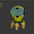 Robot Assistant Small Robot Butler Robot Butler Figure Game Figure 3d model