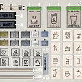 Public Facility For Coffee And Tea Featuring Menu Icons Opening Hours And Price Lists