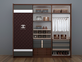 Modern wardrobe 3d model