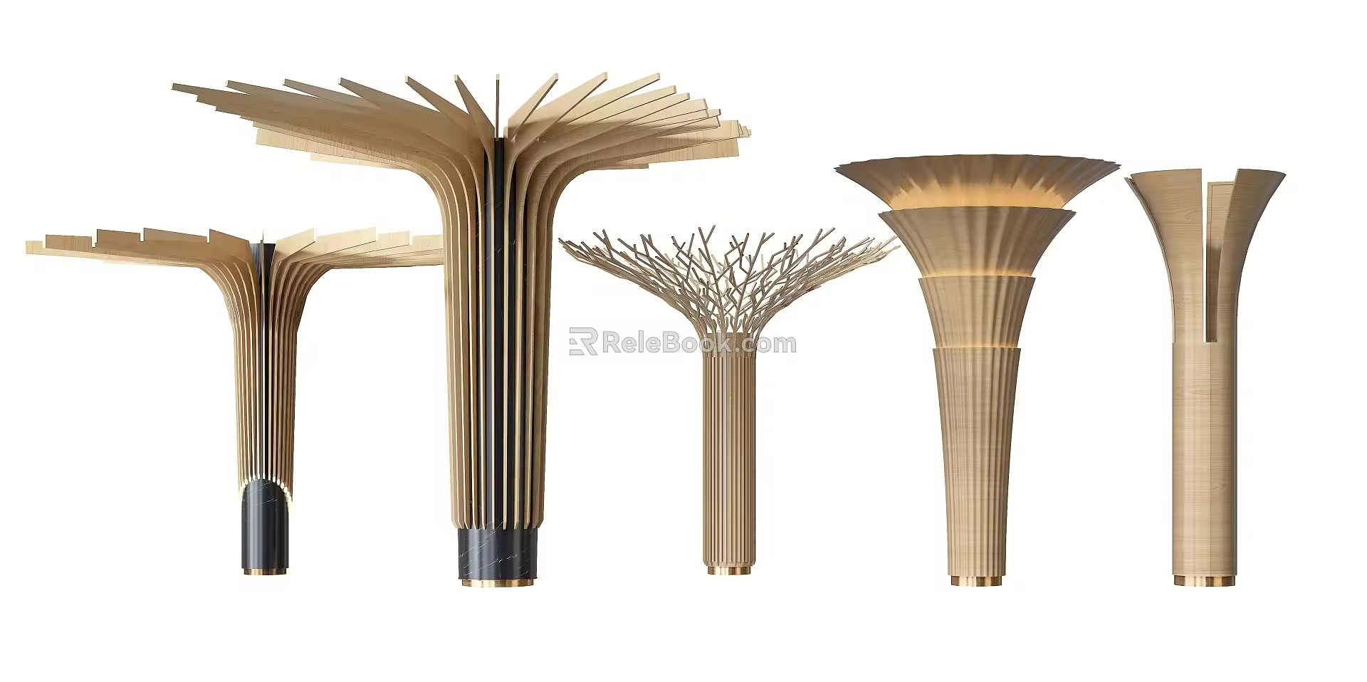 Modern Column Shaped Decorative Column 3d model