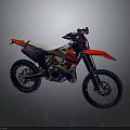 Red White Mountain Bicycle Featuring Off Road Design Large Tires and Sporty Frame