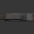 Traditional Curved Blade Knife With Leather Handle And Sheath Design
