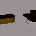 Outdoor Chairs With Wooden Tops White Yellow Brown Bases Step Shaped Oval Design