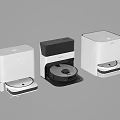 Modern sweeping machine sweeping machine sweeping robot. 3d model