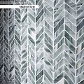 Gray And White Herringbone Pattern Tiles For Interior Wall Decor 3d model