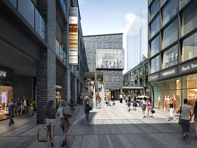 Commercial Street 3d model