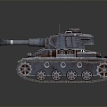 Industrial LOFT Tank World War II Tank World War I Tank Heavy Tank 3d model