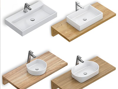 Japanese-style wash basin faucet model