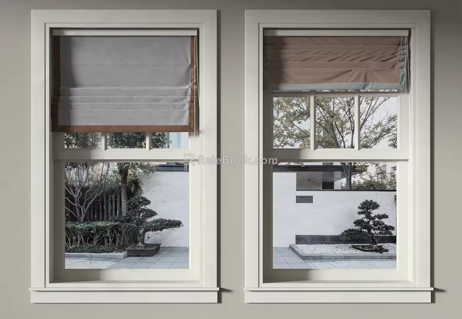 Modern roller shutter fabric roller shutter 3d model