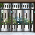 Community gate gate electric gate community gate yard gate 3d model