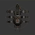 Mechanical Scorpion 3D Model With Metal Legs And Robotic Tail Structure
