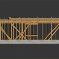 Building Construction Wooden Frame Structure With Concrete Foundation And Floor