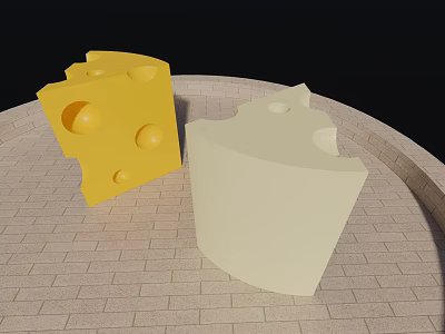 Cheese 3d model Cheese 3d model