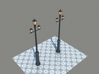 Jianou street lamp street lamp square lamp 3d model