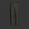 Comfortable Stylish Gray Linen Casual Pants For Daily Wear Outfit