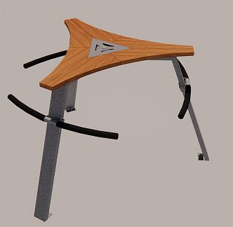 Modern outdoor table 3d model