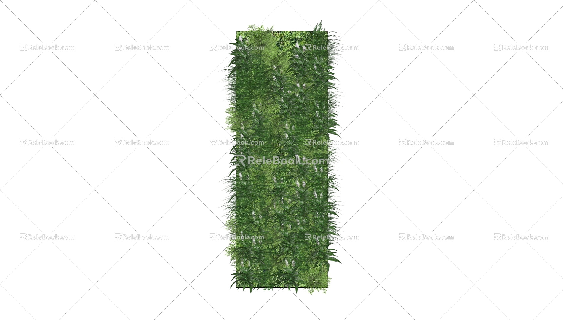 Plant wall 3d model