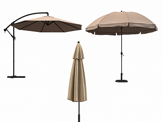 Sunshade Awning Folding Umbrella 3d model