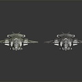 Modern Fighter Fighter Fighter Sci-fi Fighter 3d model