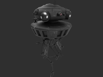 Advanced Industrial Equipment With Multi Legged Support And Circular Top Structure 3d model