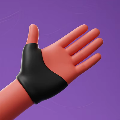 Hand hand model hand toy ornaments props 3d model