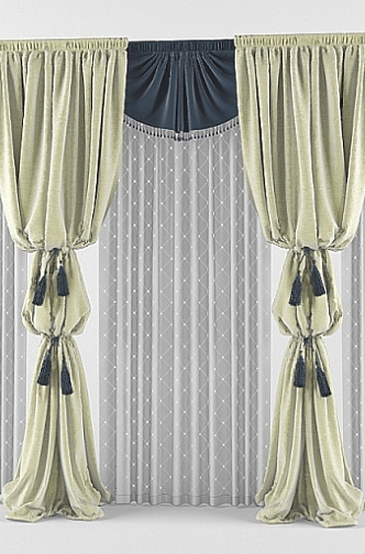 Curtains 3d model