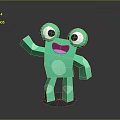 Frog Poison Frog Game Frog Reptile Cold Blooded Animal Reptile 3d model