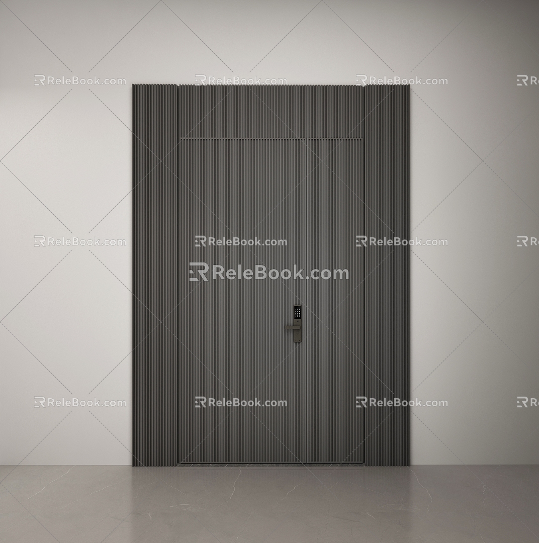 Anti-theft door, explosion-proof door, entry door, sub-door, one door, one scene 3d model