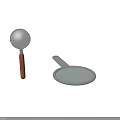 Useful Magnifying Glasses with Wooden and Metal Handles in Various Sizes