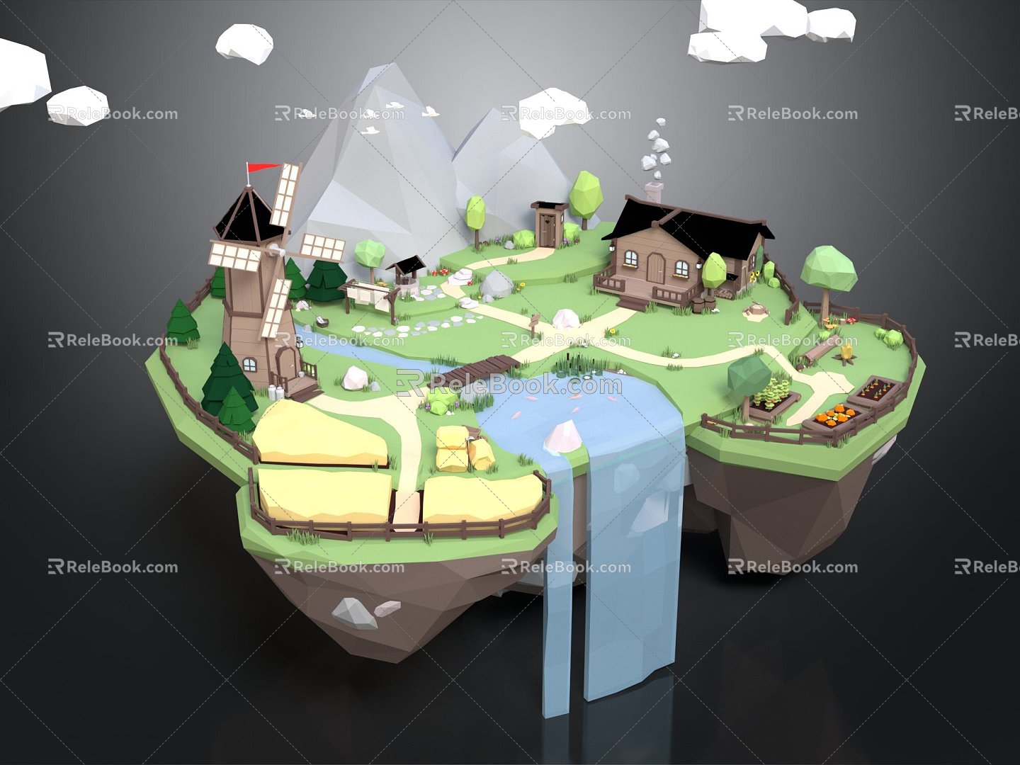 Game Environment Game Scene Fairy Tale Scene Fairy Tale Magic Scene Magic Item Fantasy Scene 3d model