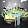 Game Environment Game Scene Fairy Tale Scene Fairy Tale Magic Scene Magic Item Fantasy Scene 3d model