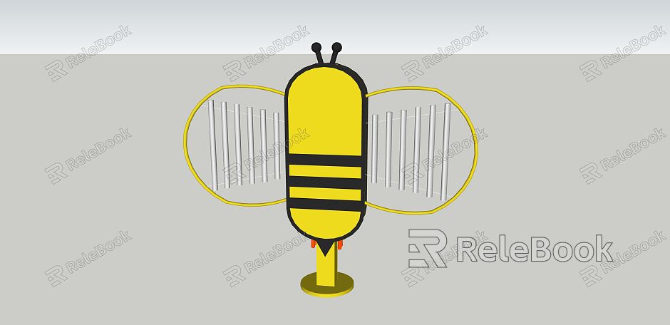 Modern Amusement Equipment Outdoor Music Ornaments Bee Shape Kindergarten Outdoor model