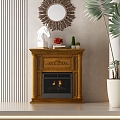 American Fireplace 3d model