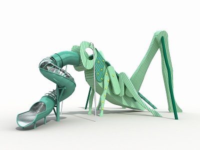 Outdoor non-standard amusement grasshopper 3d model