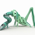 Outdoor non-standard amusement grasshopper 3d model