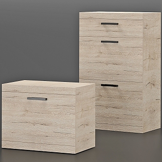 Modern Storage Cabinet Square Cabinet Storage Cabinet Wooden Box Wooden Cabinet Bedside Cabinet 3d model