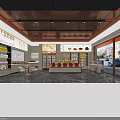 Elegant Modern Premium Health Supplement Specialty Store Interior With Organized Display Shelves And Cozy Lighting