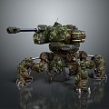 Modern robot spider robot mecha spider sci-fi spider 3d model