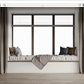 Modern Bay Window 3d model