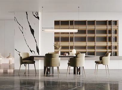 Modern Restaurant 3d model