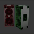 Modern audio wireless speaker wireless bluetooth speaker power amplifier audio 3d model
