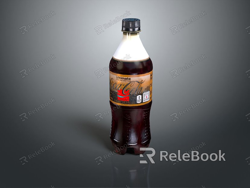 Modern Coca-Cola Carbonated Beverage Canned Beverage Beverage Bottle Beverage Can Fruit Juice model