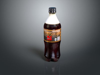 Modern Coca-Cola Carbonated Beverage Canned Beverage Bottle Beverage Can Fruit Juice model