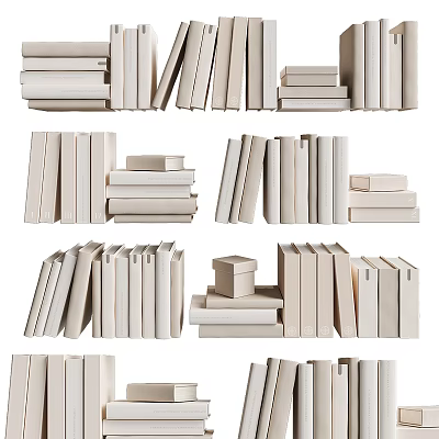 Modern Books Books Book Ornaments Jewelry Ornaments Magazines Bookshelf Books Newspapers 3d model